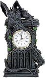 Nemesis Now Duelling Dragons - Reloj (26 cm, poliresina), Color Gris