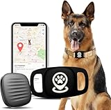 Lnicez Collar Localizador Perros Sin Suscripción, Etiqueta Inteligente con Cobertura Mejorada, Funciona con la aplicación Buscar mi, sin cuotas mensuales, no GPS, Solo para iOS
