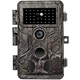 GardePro A3S Câmaras de Caça 64MP 1296P H.264 Vidéo, Camara Fototrampeo con Alcance de Visión Nocturna de 30m y 0,1s Tiempo de Activación, LED IR de 940 NM No-Glow, IP66