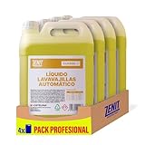 Hostelpak | 4 x 5L - Líquido lavavajillas automático, Limpieza profunda, Eficaz contra todo tipo de suciedad, Detergente líquido maquinas