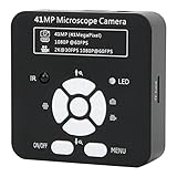 Cámara de Microscopio, Cámara de Microscopio Profesional HDMI Electronic AIndustry 41MP para la Industria(Enchufe de la UE)