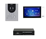 DAHUA KTP01L(S) Kit videoportero, IP Exterior para SUPERFÍCIE + Monitor Interior