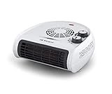 Orbegozo FH 5030 - Calefactor, termostato regulable, 2 niveles de potencia, función ventilador aire frío, calor instantáneo, indicador luminoso, asa de transporte, 2500 W, blanco