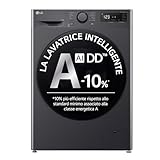 LG F4R5011TSMB Lavadora 11kg AI DD Clase A-10%, 1400 revoluciones, TurboWash, Vapor
