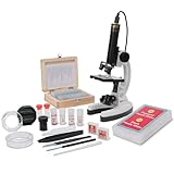 AmScope m40-ps25w iqcrew por niños Prima 85+ Pieza microscopio, cámara de Color y Kit de Software Interactivo de Cabrito con el Profesional de 25-Piezas Diapositiva preparada