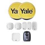 Yale IA-335 Sistema de Seguridad para el hogar Sync Piezas, Negro, 9 Piece Kit