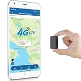 TKMARS Mini rastreador GPS 4G LTE para Coche Moto Bicicleta Scooter Maletas Niños, Pequeño Localizador GPS Posicionamiento SMS, Rastreador gsm, App de Seguimiento en Tiempo Real Sin Suscripción TK901