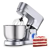 Ufesa Elite Inox Batidora Amasadora Repostería Profesional, 1400W, 5.5L, Robot Cocina Multifunción, Bol en Acero Inoxidable, Mango Ergonómico, 6 Velocidades + Turbo, Sin BPA