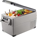 VEVOR Nevera Termoeléctrica Portátil 35 L Nevera de Viaje para Coche Nevera Portátil Eléctrica de Viaje para Coche Mini Refrigerador para Coche Mini Nevera para Bebidas con LCD