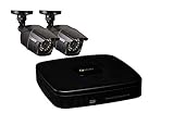 Q-See qc524 – 2e2 – 1 4 Canales DVR Sistema de Seguridad con 2 960H/700 TVL Bullet cámaras y 1TB HDD