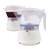 SILVANO Cafetera Microondas Individual Lavable 1-2 Taza Filtro Reutilizable Café en 3min