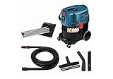 Bosch Professional GAS 35 L SFC+ - Aspirador seco/húmedo (254 mbar, depósito 35 l, clase polvo L, manguera 3 m)