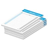 Lista de la compra de PRICARO 'Typo', azul, A6, 5 piezas