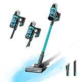 Cecotec Aspiradora Escoba Sin Cable Conga Rockstar 1500 Horizon Genesis XL. 215W Potencia Total, Autonomía 45min, Cepillo Mixto, 2 Modos de Succión, Parallel Cyclone System, Depósito 600ml