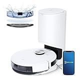 ECOVACS DEEBOT N10 Plus Robot Aspirador con Mopa 4300Pa, Estación de Vaciado automático, 300 min, 400 m², Navegación láser TrueMapping 2.0 dToF, Detección alfombras, Limpieza Personalizada