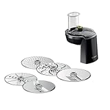 Bosch VeggieLove - Set cortador-rallador, accesorio opcional para robots de cocina OptiMUM