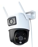 Imou Cámara Vigilancia WiFi Exterior Doble Lentes, Resolución 6MP (3MP+3MP), Visión Nocturna en Color hasta 30m, AI Detección de Persona/Vehículo, Seguimiento Automático PT, Audio Bidireccional, IP66