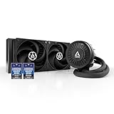 ARCTIC Liquid Freezer III 280 - Refrigeracion Liquida PC, AIO para CPU, Intel y AMD, Bomba eficiente controlada por PWM, Ventilador: 200–1700 RPM, LGA1851 y LGA1700 Contact Frame - Negro