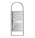 JOY STORE Rallador plano multiusos para verduras y queso. Rallador de acero inoxidable con diferentes superficies de fricción. 22 EU