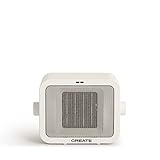 CREATE/WARM BOX/Calefactor Cerámico Blanco Roto/Calefactor Portátil, Termostato Regulable, 2 Modos de Potencia, Calefactor de Aire Caliente PTC, Protección del Sobrecalentamiento, 1500W