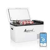Alpicool K25 25 Litros Neveras de Viaje Portátil Nevera Congelador de Coche 12/24V CC Eléctrica Frigoríficos para Automóvil para Camping, Viajes, Picnic