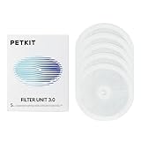 PETKIT Elemento de Filtro 3.0, 5 Piezas para Bebederos 2.0 & 3.0 & CYBERTAIL Fuente,Filtración Más Fuerte