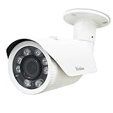 WESTSHINE 1080P CCTV Cámara de vigilancia Seguridad Exterior 4 en 1 (TVI+CVI+AHD+Analog), HD 1/2.8' CMOS 2.7-13.5mm Gran Angular Lente 8 Leds Infrarrojos 130ft visión Nocturna, Impermeable