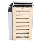 Calentador de Estufa de Sauna de Acero Inoxidable de 3KW, Alta Eficiencia, Duradero, Fácil Control de Temperatura, para Sala de Sauna de 220V