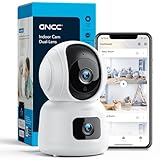 GNCC 1080P Camara Vigilancia WiFi Interior, Cámara PTZ 360° y Cámara Fija, Camara Vigilancia Bebe, Seguimiento Movimiento, Monitorear Mascotas, 2.4G, P4