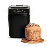 Panasonic SD-PN100KXE Mini Panificadora Automática para Hogares Pequeños, 4 Programas Sin Gluten, Diseño Compacto, 18 Programas Automáticos, Pantalla LCD, Pan Pequeño 200 o 400g, Negro