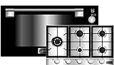 Kaiser Cocina Set EG 9371 Horno de gas empotrable 90 cm 98 L +KG 9357 Placa de gas 86 cm