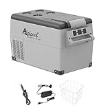 Alpicool CF35 35 litros Nevera Portátil Eléctrica Refrigerador de Coche 12V 24V Mini frigorífico CA 220v para Hogar, Camping, Viajes, Automóvil, 20ºC a 20ºC