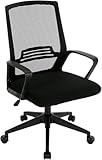 Silla de Oficina o Escritorio ergonómica con Ruedas giratorias y Soporte Lumbar. Respaldo de Malla Transpirable. Soporta hasta 150kg. Ideal despacho, casa o teletrabajo. Diseño Moderno y Juvenil.