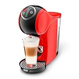 Nescafé Dolce Gusto Genio Plus Line De'Longhi EDG315.R - Cafetera automática de cápsulas, 15 bares de presión, 0.8 l, color rojo