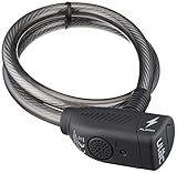 ULAC - Candado Cable Espiral con Alarma THE BEE GO | Tecnología Neo Alarm | Sensor de Movimiento 110dB | Acero Trenzado | 2 Llaves Únicas | Incluye Pilas