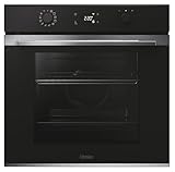 Haier ID Series 2 H6 ID2P5B3YTX - Horno Multifunción, Pirolítico e Hidrolítico, Conectividad WIFI, Capacidad 78L, 1 Rejilla y 1 Bandeja, 12 Funciones, Display táctil, Función Favorita, Negro