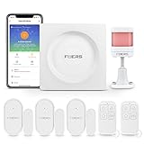 FUERS G95 gsm/WiFi Alarma Casa por Call/SMS/App(Tuya) con Mini Sensor Puerta/Detector Anti-Mascota, Compatible con Alexa/Google Home Control de Voz Kit Alarma Hogar Inalámbrico para Oficina/Garage