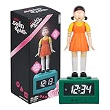 Paladone Reloj Despertador de muñeca del Juego del Calamar, luz Oficial de Netflix, Accesorios y decoración para Dormitorio de niños