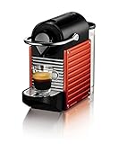Nespresso Pixie por Krups Cafetera XN300640, rojo eléctrico