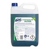 Asevi Lavavajillas Líquido Ultra Profesional - Detergente Lavaplatos Manual Ultraconcentrado - Gran Poder Desengrasante - Suave con la Piel - Máxima Eficacia y Rendimiento - 5 Litros