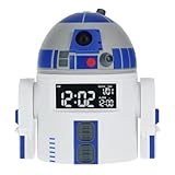 Reloj Despertador R2D2 - Producto Oficial Star Wars, con Sonidos de R2D2, decoración óptimoa para Fans de Star Wars con Temporizador de Despertar, Alimentado por USB
