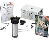 Filtro de agua para debajo del mueble Carbonit Vario HP Classic, extensión de garantía | Filtro de agua potable NFP Premium elimina contaminantes, metales pesados | Fabricado en Alemania