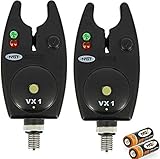 2 NGT VX1 Bite Alarms & Batteries by NGT