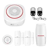 ERAY H3 Sistema de Alarma WiFi, Compatible con Alexa/Google, Control de la Aplicación iOS/Android, Inalámbrico/Antirrobo/Expandible/Multifuncional, Alarma de Seguridad para Casa