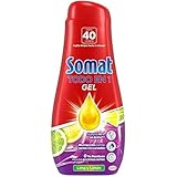 Somat Lavavajilla Líquido,Todo en 1, Lima y Limón, 720ml