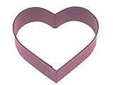 CybrTrayd R & M corazón Cookie Cutter con Resistente de Colores Brillantes Acabado en polirresina horneado, 8,3 cm