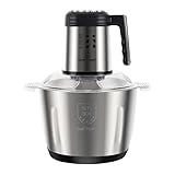 Comfy Nest,CNBLD5, Hachoir multifonction 5L 1000W, ideal para picar, mezclar y preparar recetas fácil y rápido, tamaño 5L, color Plata
