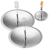 XJKLBYQ Horno Solar, 2 Piezas para Acampar chispas solares más Ligeros iniciador de Fuego Solar chispas para Acampar para Acampar Incendio de Incendio de Emergencia
