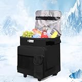 HipierFx Nevera con Ruedas Repelente al Agua Cooler Box Nevera Portatil Grande Picnic Set para Playa Camping Senderismo