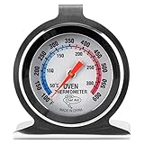 PRICE BEATER, Termómetro de horno de acero inoxidable, termómetro de horno, medidor de temperatura, termómetro de horno para cocinar, elementos esenciales de cocina (termómetro de horno)